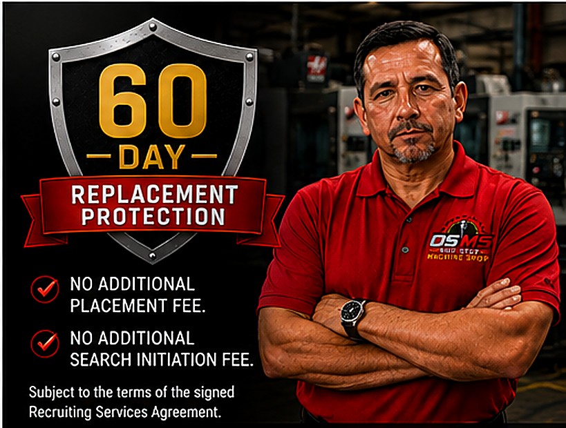 60-Day Replacement Protection — Bill Wilson, founder of One-Stop Machine Shop